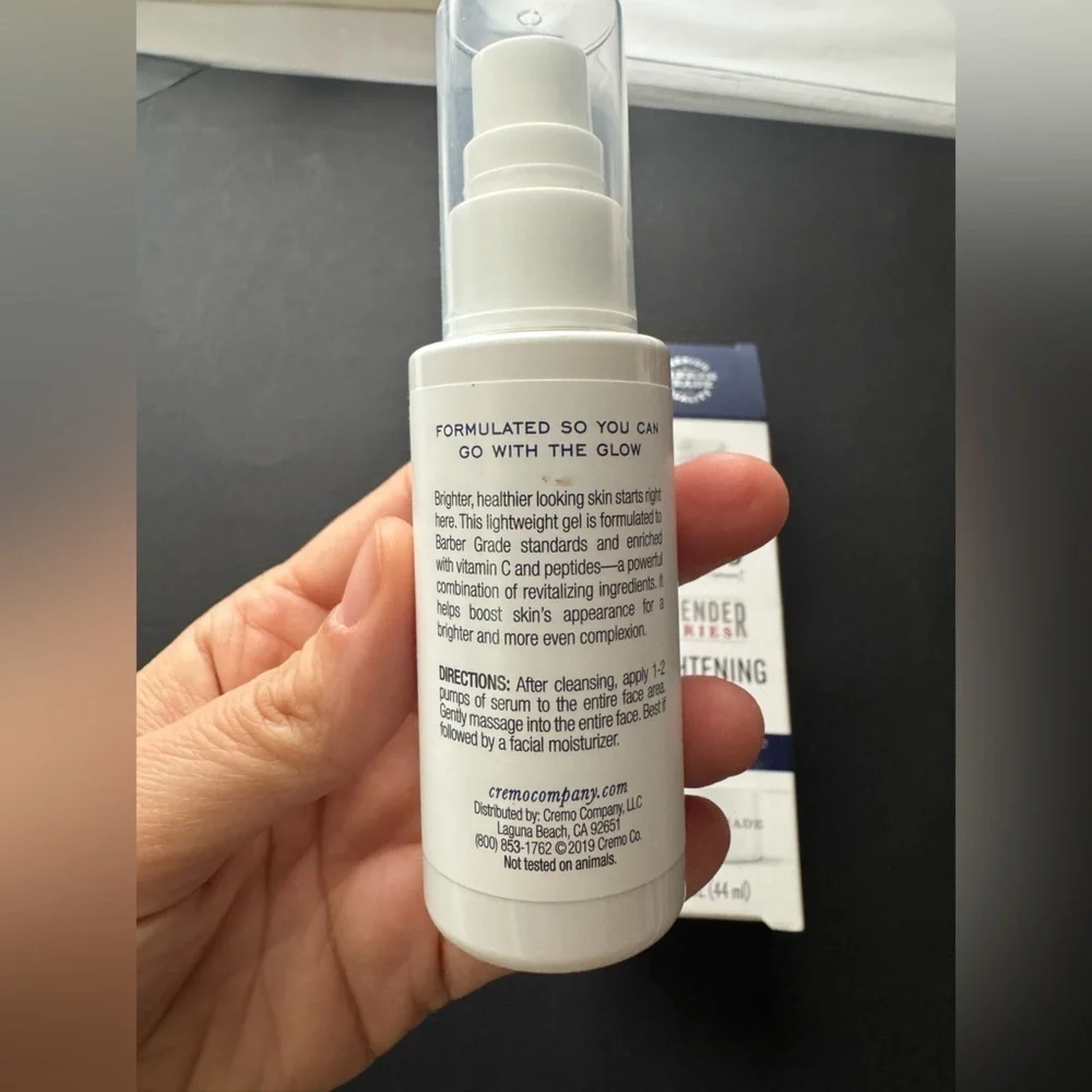 Cremo Defender Series BRIGHTENING SERUM with Vitamin C & Peptides 1.5 fl oz
